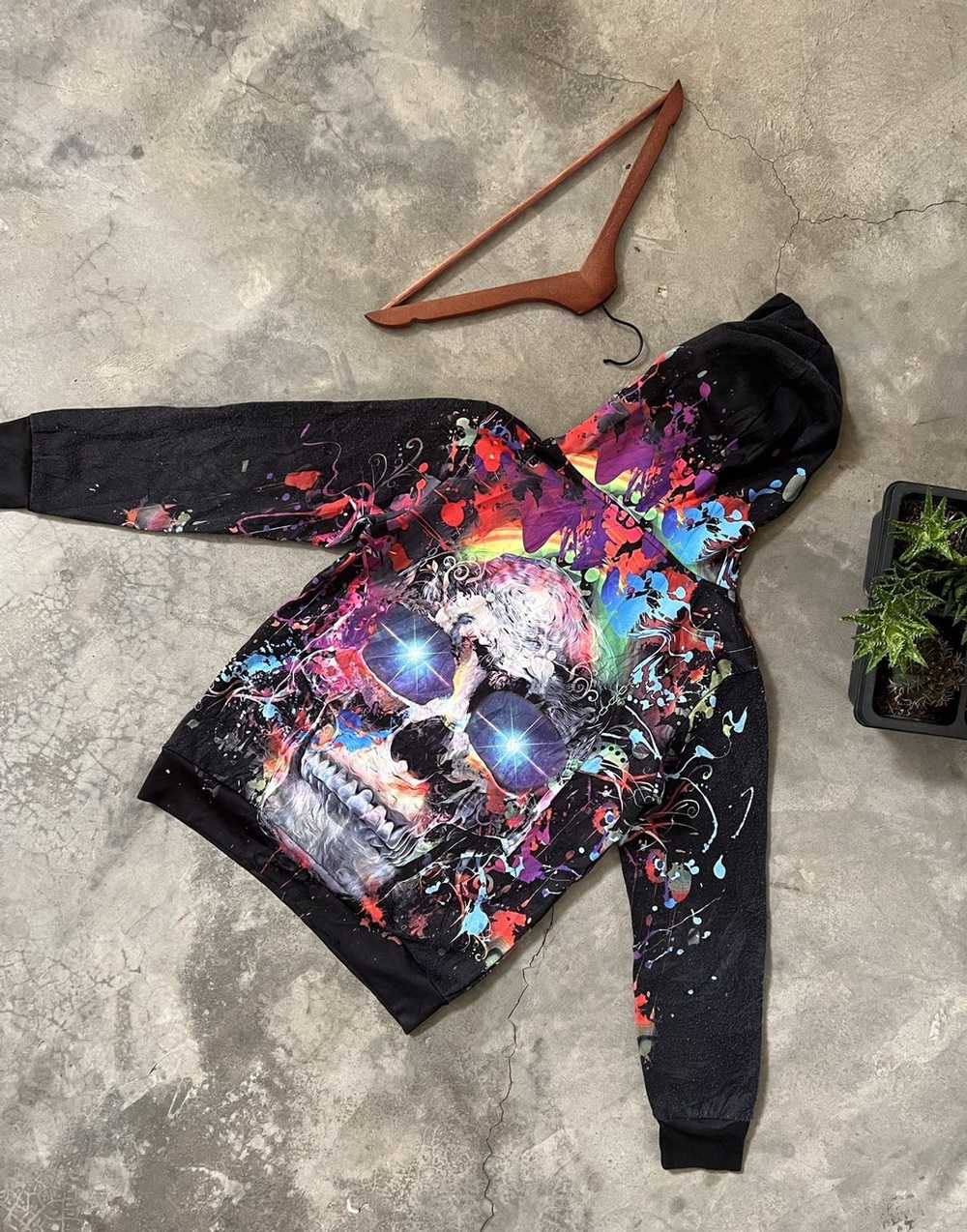 Art × Other × Streetwear Steal💫 Skull Art Hoodie - image 5