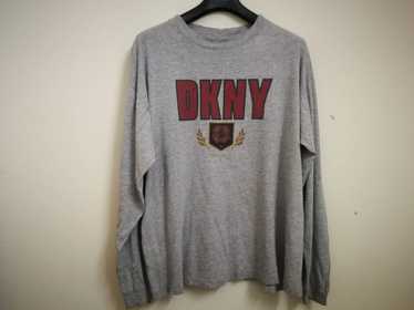 Donna Karan DKNY Signature Black Gray Toile Top Pochette Sac À