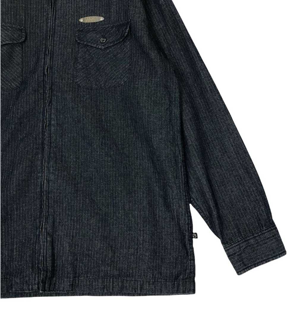 Kansai Yamamoto Kansai Yamamoto Zipper Denim Jack… - image 6