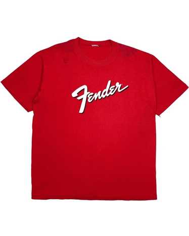 Fender × Made In Usa × Vintage Vintage 90s Red “F… - image 1