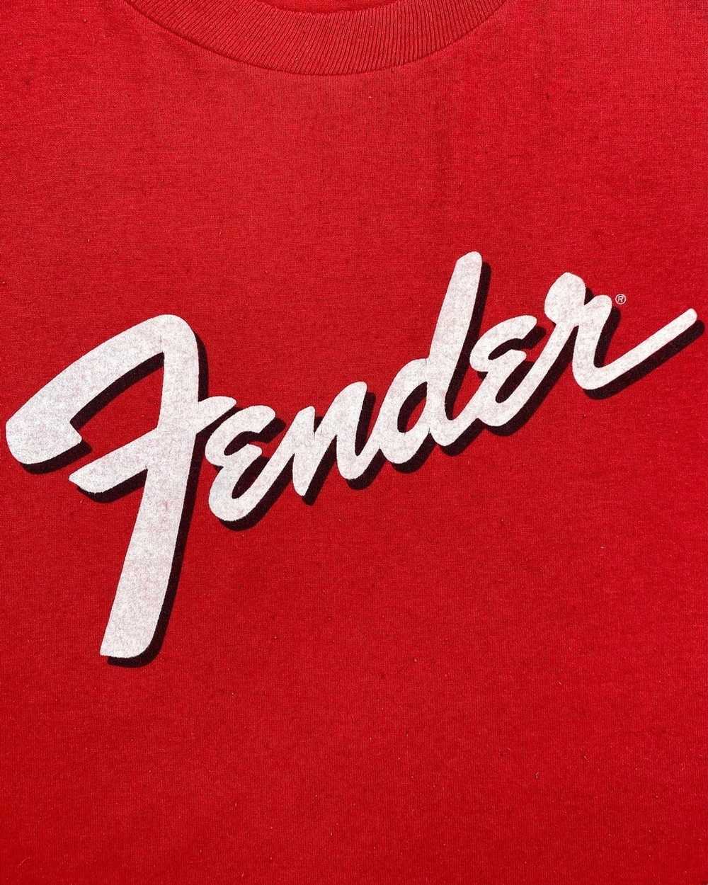 Fender × Made In Usa × Vintage Vintage 90s Red “F… - image 3