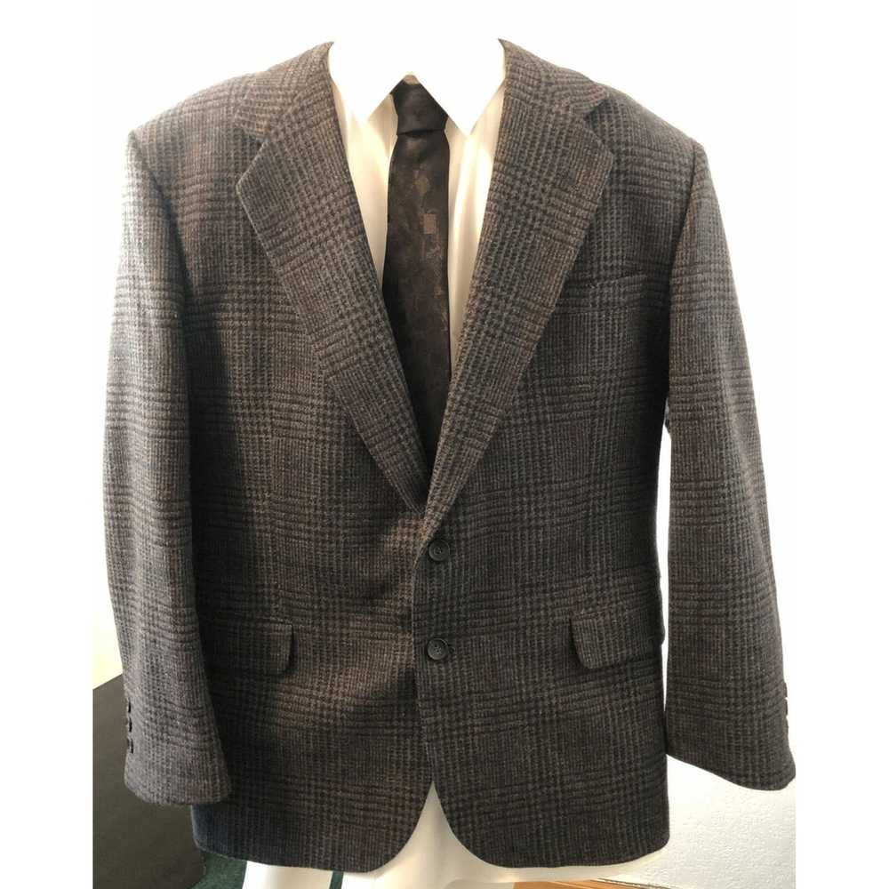 Stafford STAFFORD Sport Coat Tweed Wool Blend 46R… - image 1
