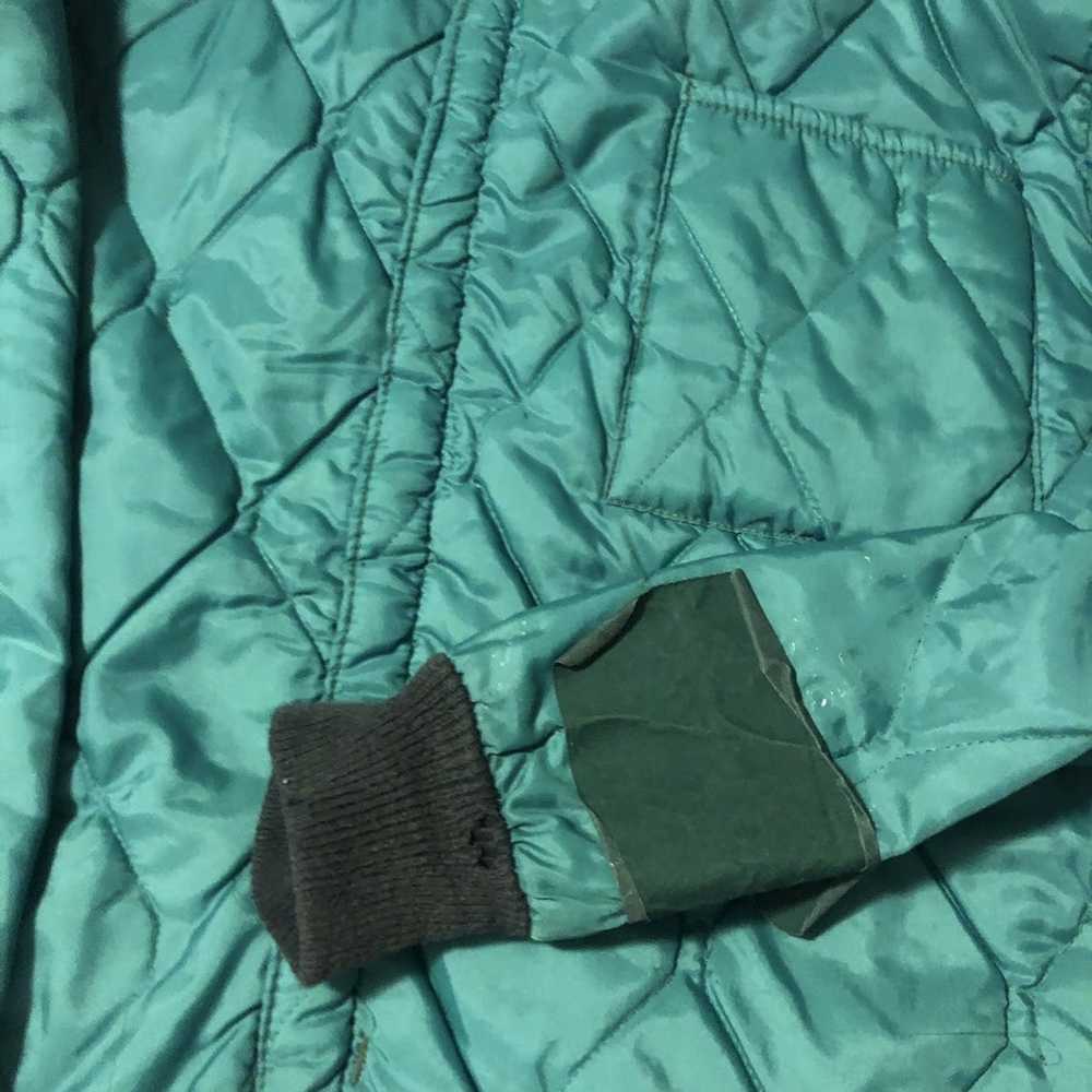 Streetwear × Vintage Vintage 80’s Green Puffer Ja… - image 2