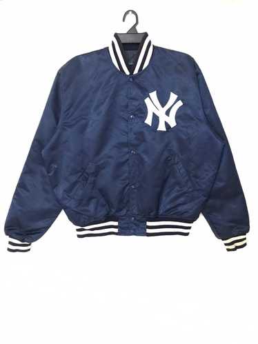 Blue GTA 5 Supreme New York Yankees Varsity Jacket - Jackets Masters