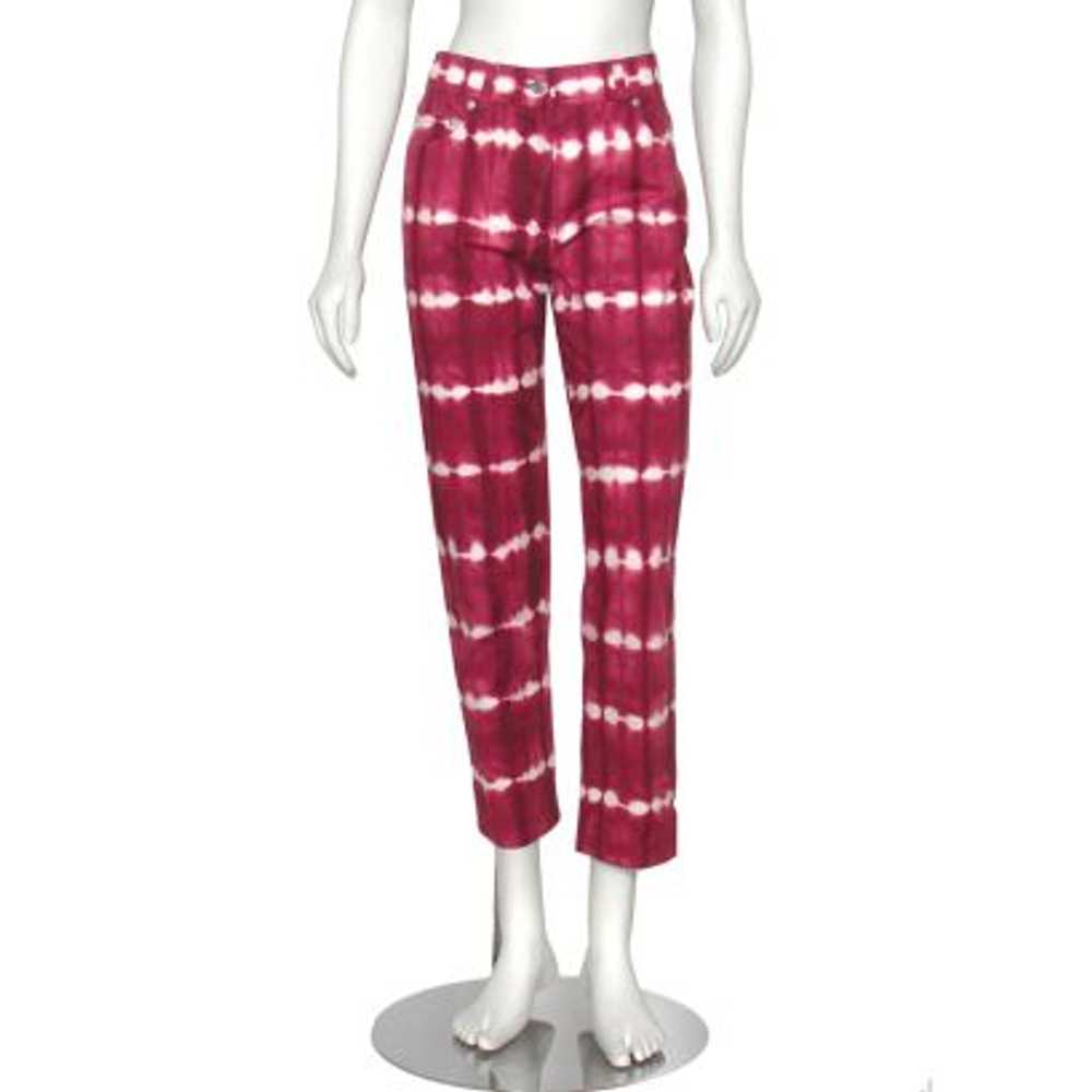 Michael Kors Collection Cranberry Tie Dyed Cotton… - image 1