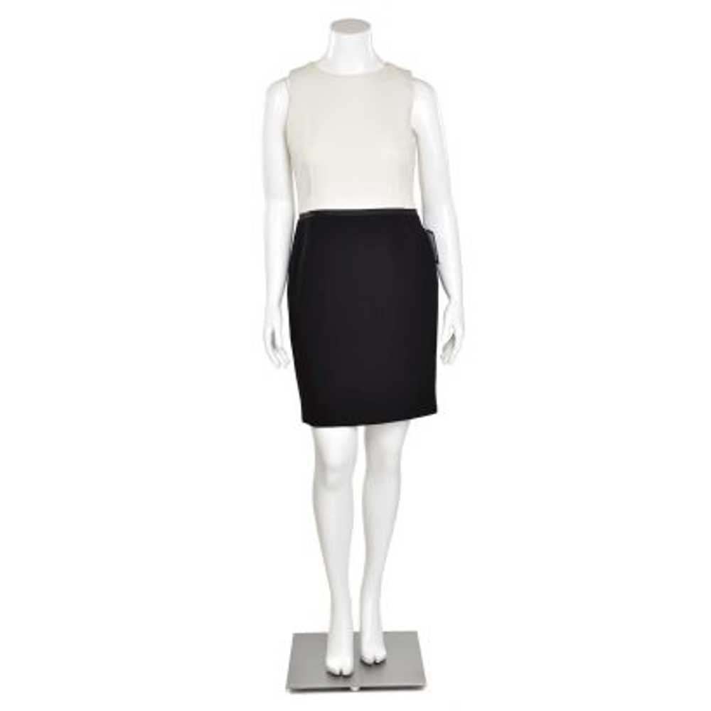 Michael Kors Collection Black & White Wool Crepe … - image 1