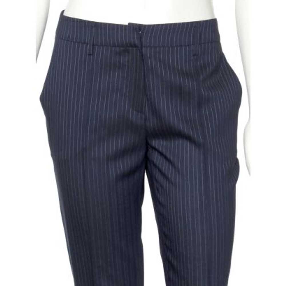 Les Copains Pinstripe Light Weight Wool Pants - image 2