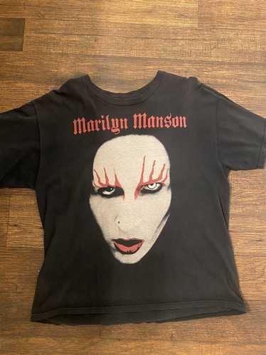 Band Tees × Streetwear × Vintage Marilyn Manson t… - image 1