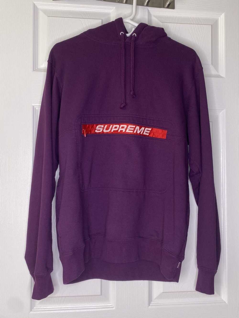 Supreme Supreme SS19 Zip Pouch Hooded Sweatshirt … - image 1