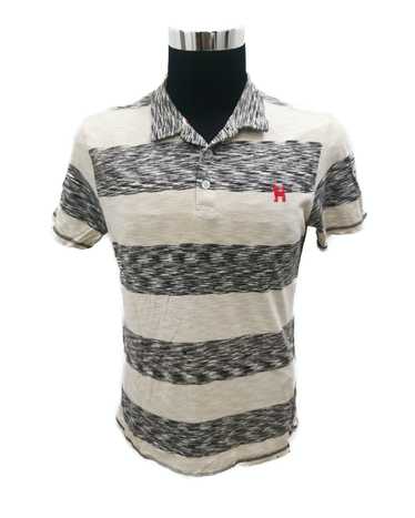 Mambo × Surf Style Mambo Striped Surf Polos Shirt - image 1