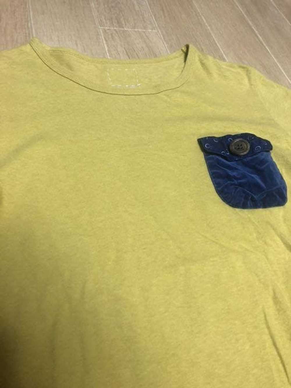 Visvim Visvim Indigo Pocket T Shirts Yellow S - image 3