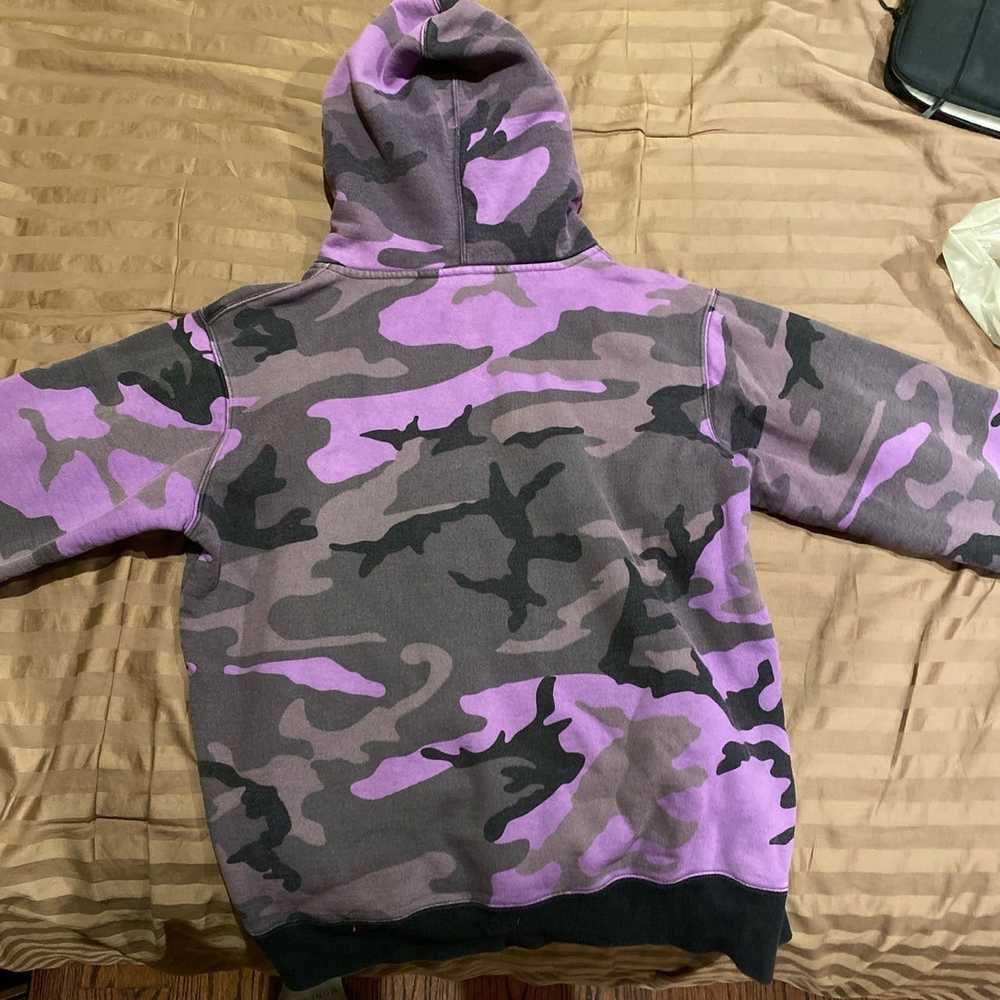 Supreme Supreme purple camo zip up hoodie - image 2
