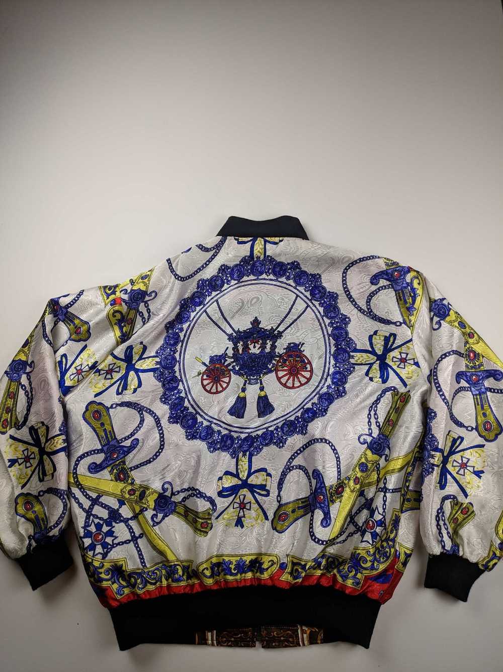 Vintage Vintage Baroque Reversible Silky Jacket - image 3