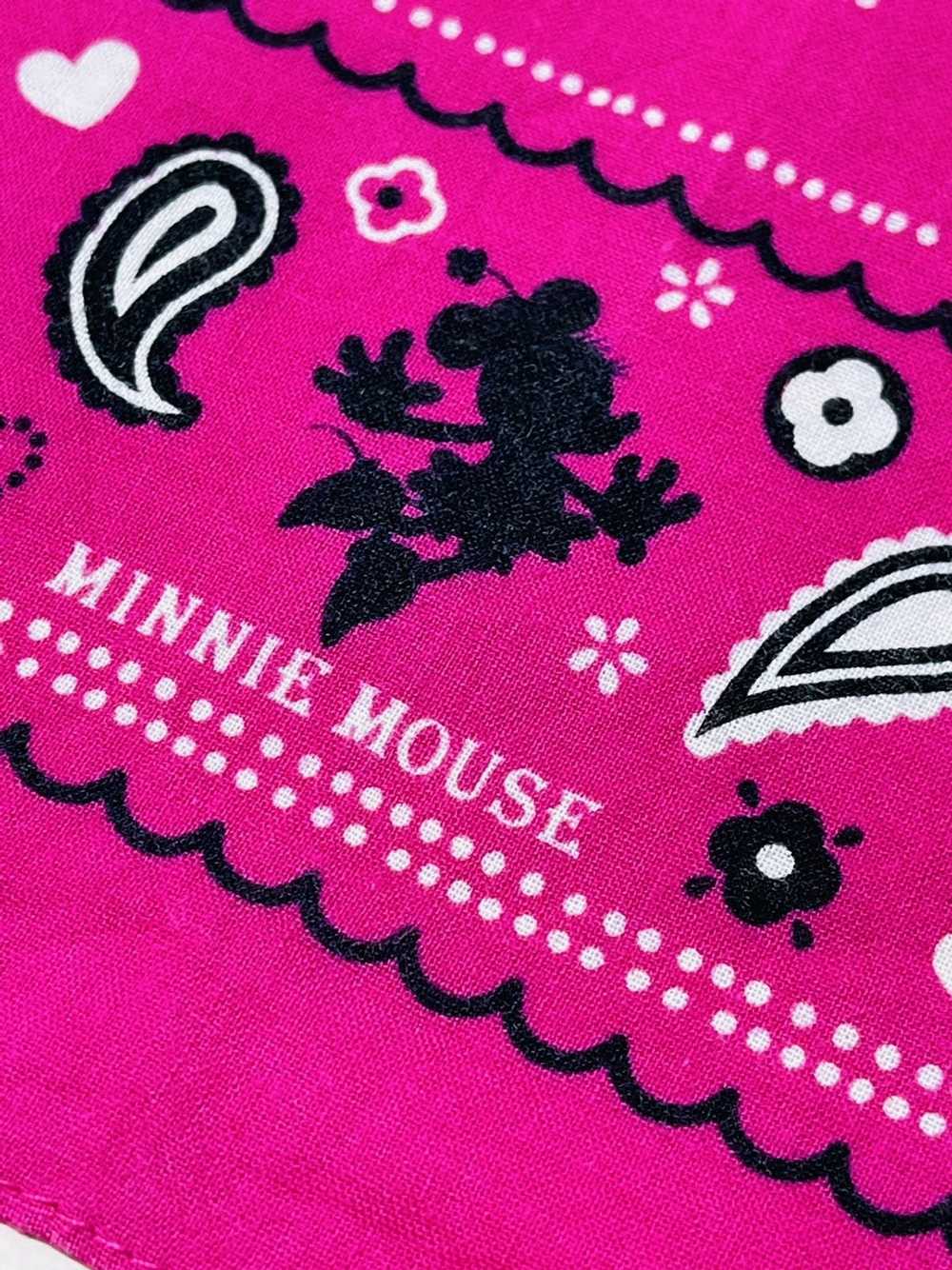 Disney × Vintage Minnie Mouse Scarf Handkerchief … - image 4