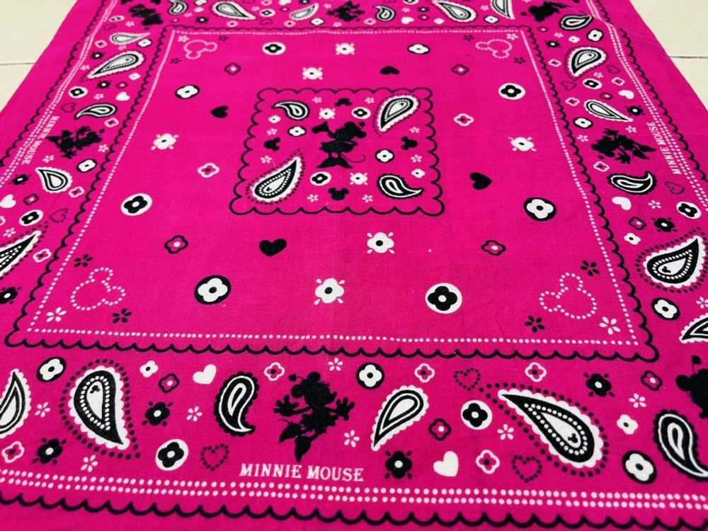 Disney × Vintage Minnie Mouse Scarf Handkerchief … - image 6