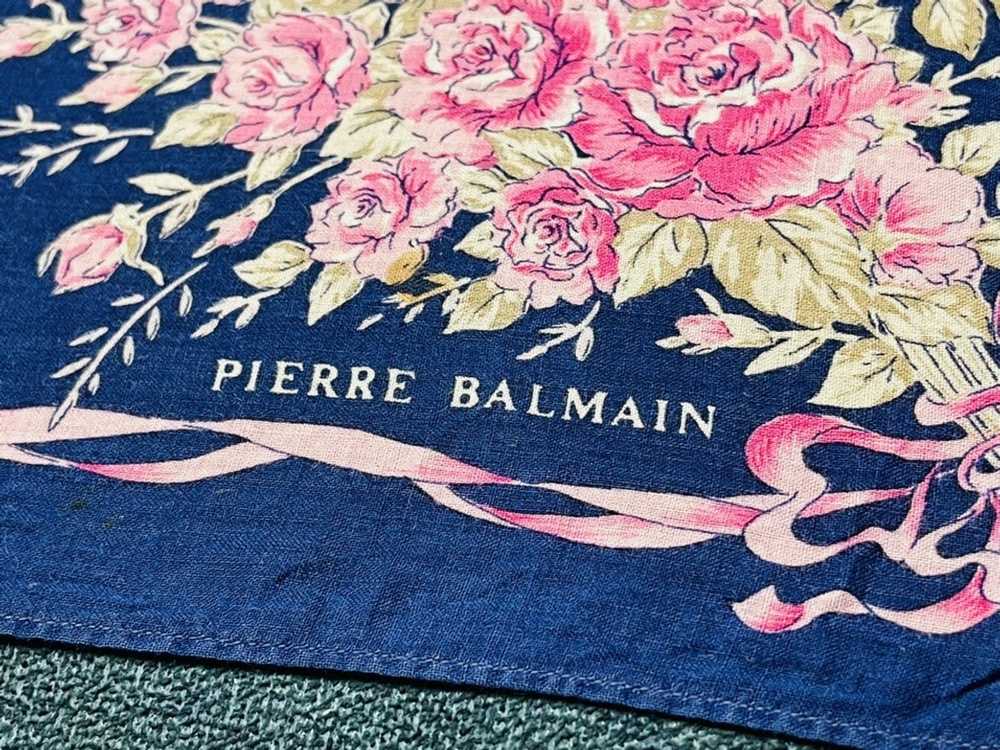 Pierre Balmain × Vintage Pierre Balmain Scarf Han… - image 3