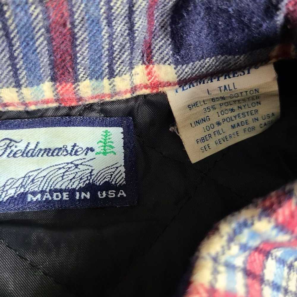 Vintage Vintage Fieldmaster Plaid Quilted lined f… - image 4