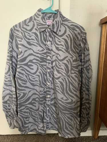 Gant Slim fit grey zebra tiger print shirt