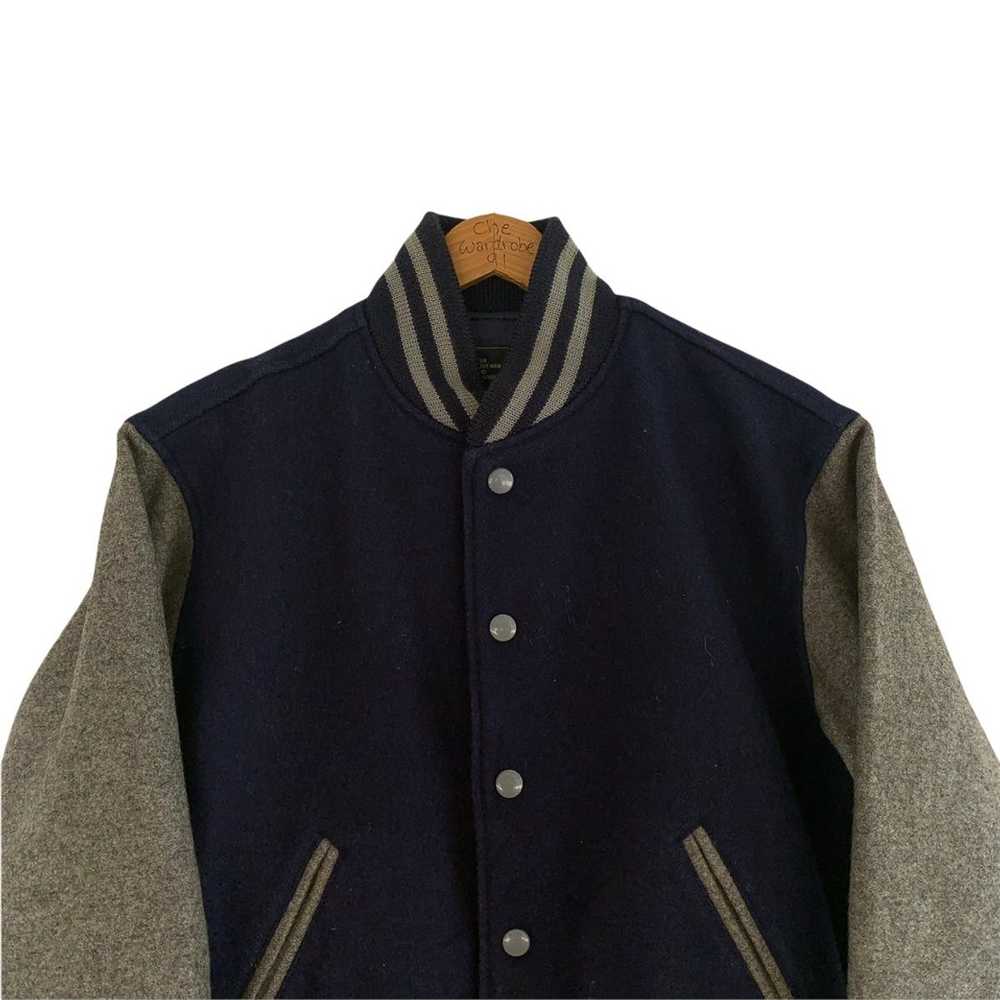 Van × Varsity Jacket Van Jac Plain Wool Varsity J… - image 5