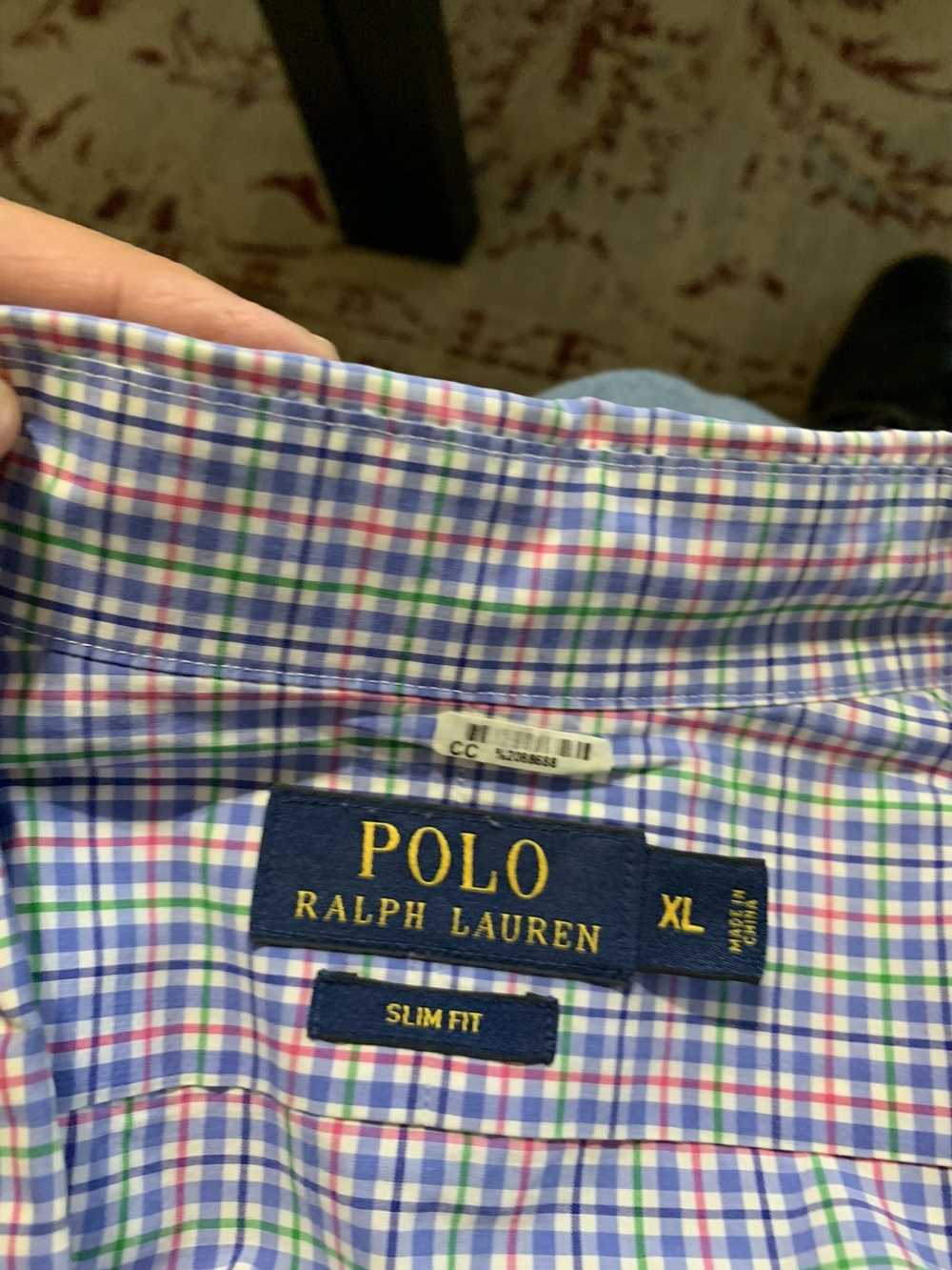 Polo Ralph Lauren Mini Check Multi Color Spread c… - image 8