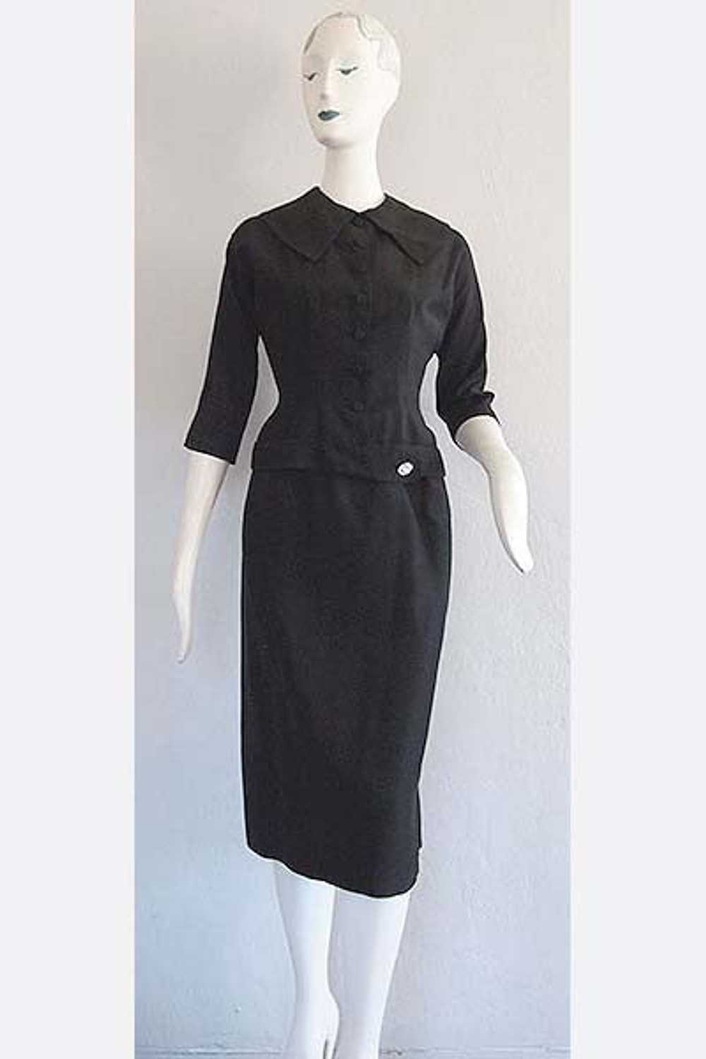 1950s Hourglass Dress Suit - image 1