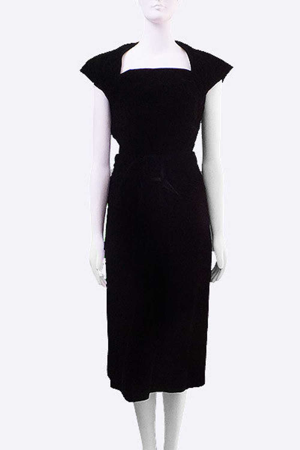 1950s Rosser Barcelona Velvet Dress - image 1