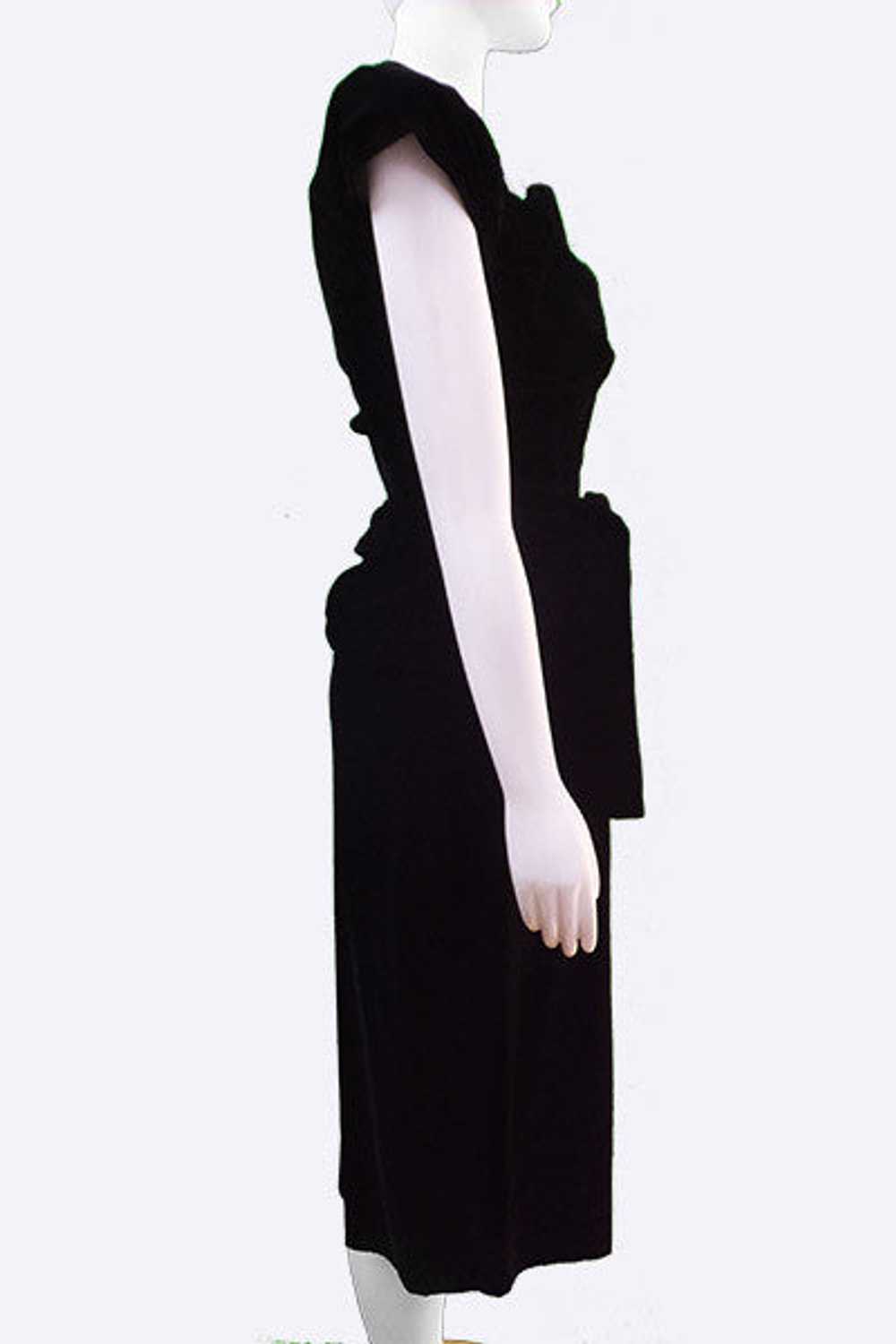 1950s Rosser Barcelona Velvet Dress - image 5