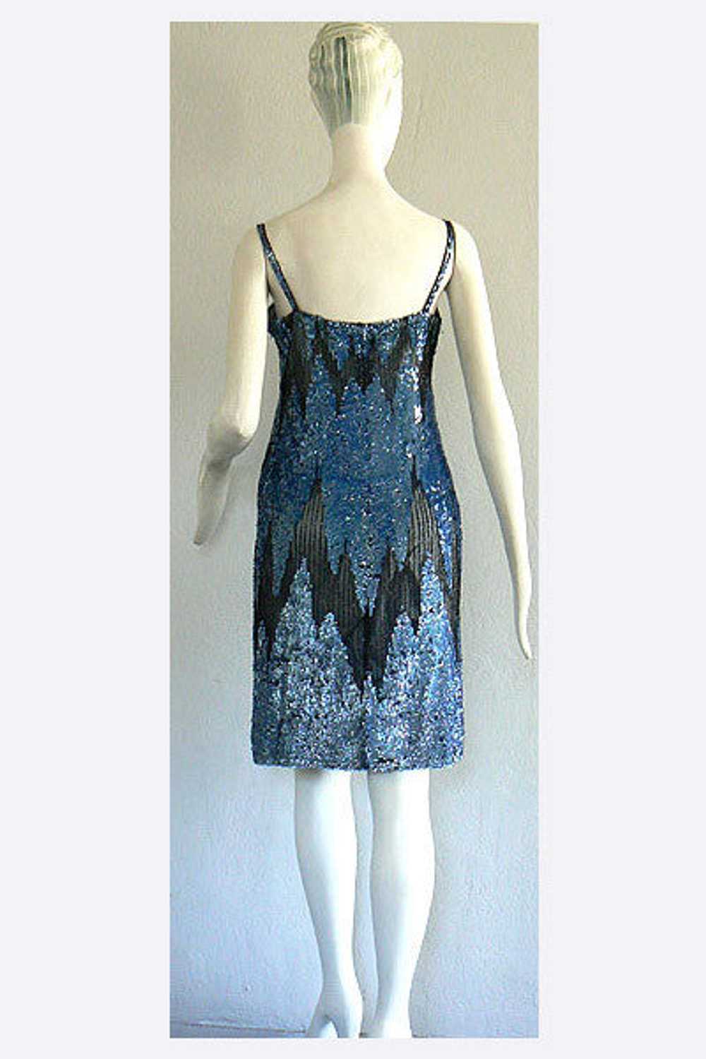 1960s Deco Sequin "Flapper's Dress" - image 2