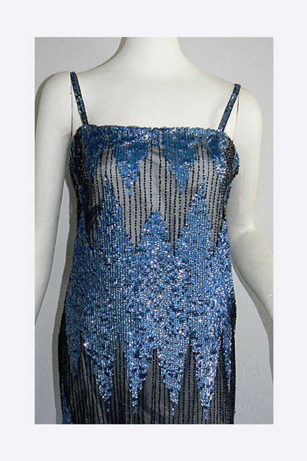 1960s Deco Sequin "Flapper's Dress" - image 4