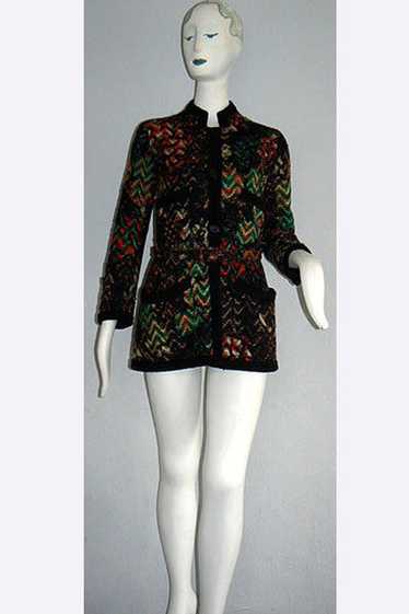 1960s Coco Chanel Haute Couture Fantasy Tweed Jac… - image 1