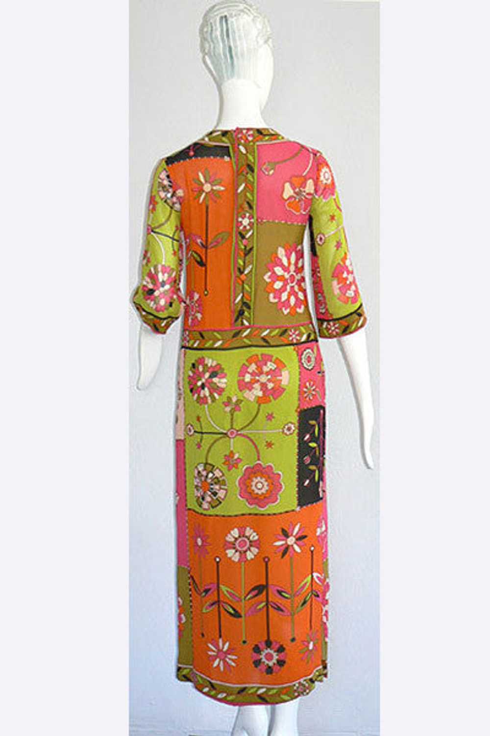 1960s Emilio Pucci Silk Dress - image 2