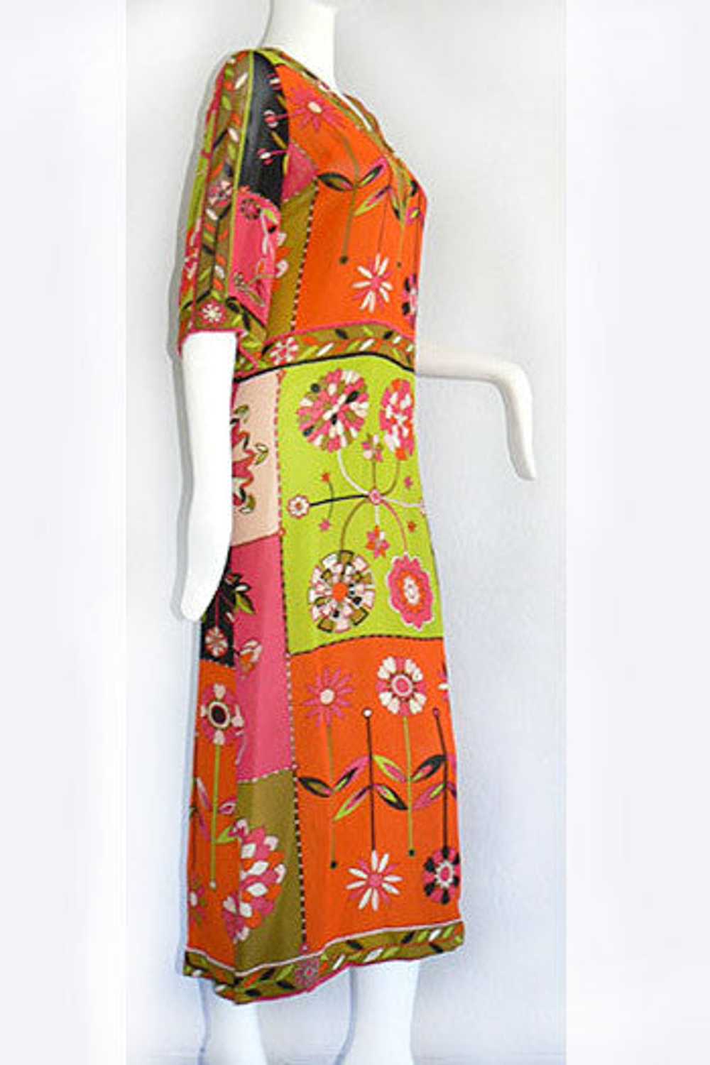 1960s Emilio Pucci Silk Dress - image 3