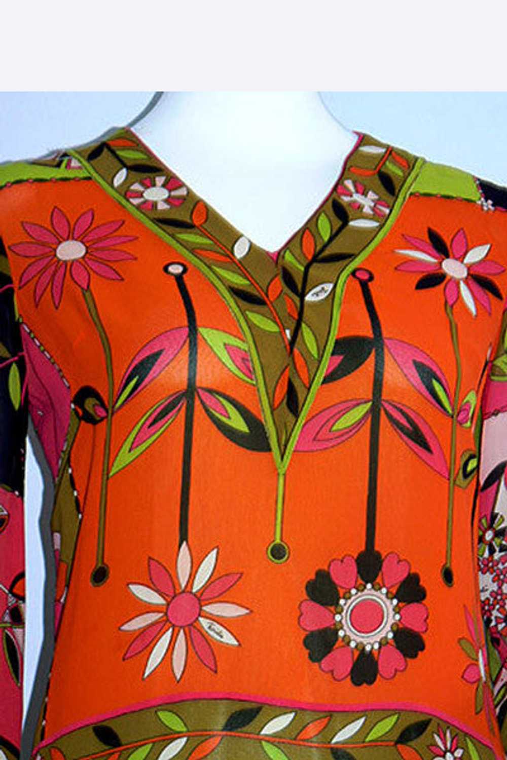 1960s Emilio Pucci Silk Dress - image 5