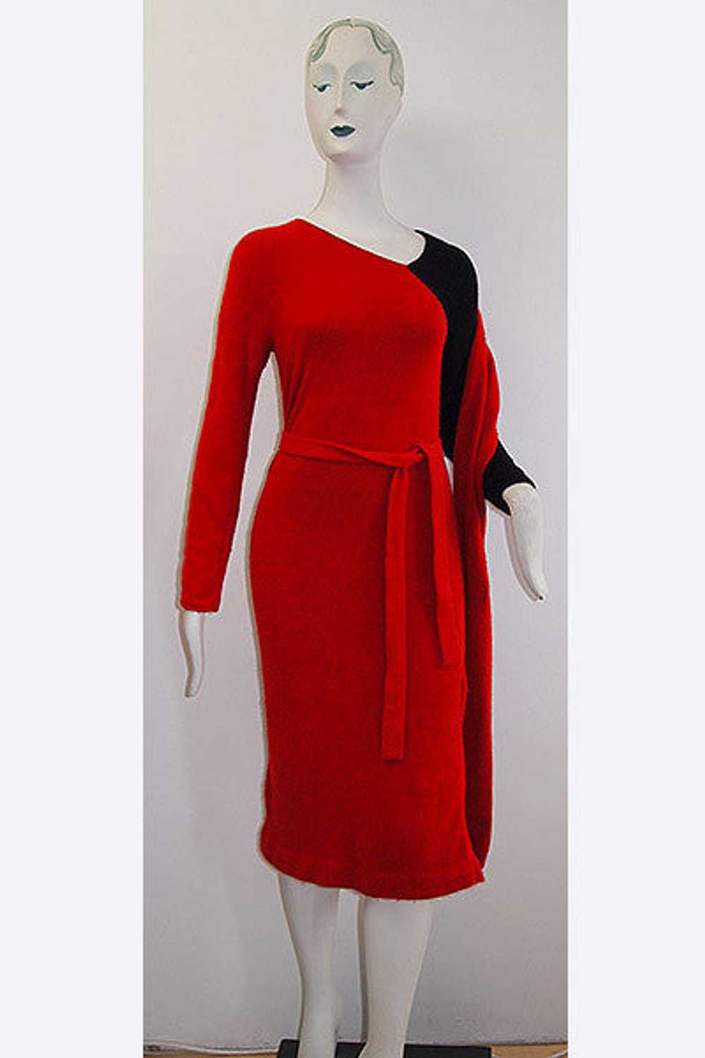 1970s Roberta di Camerino Cashmere Dress - image 1