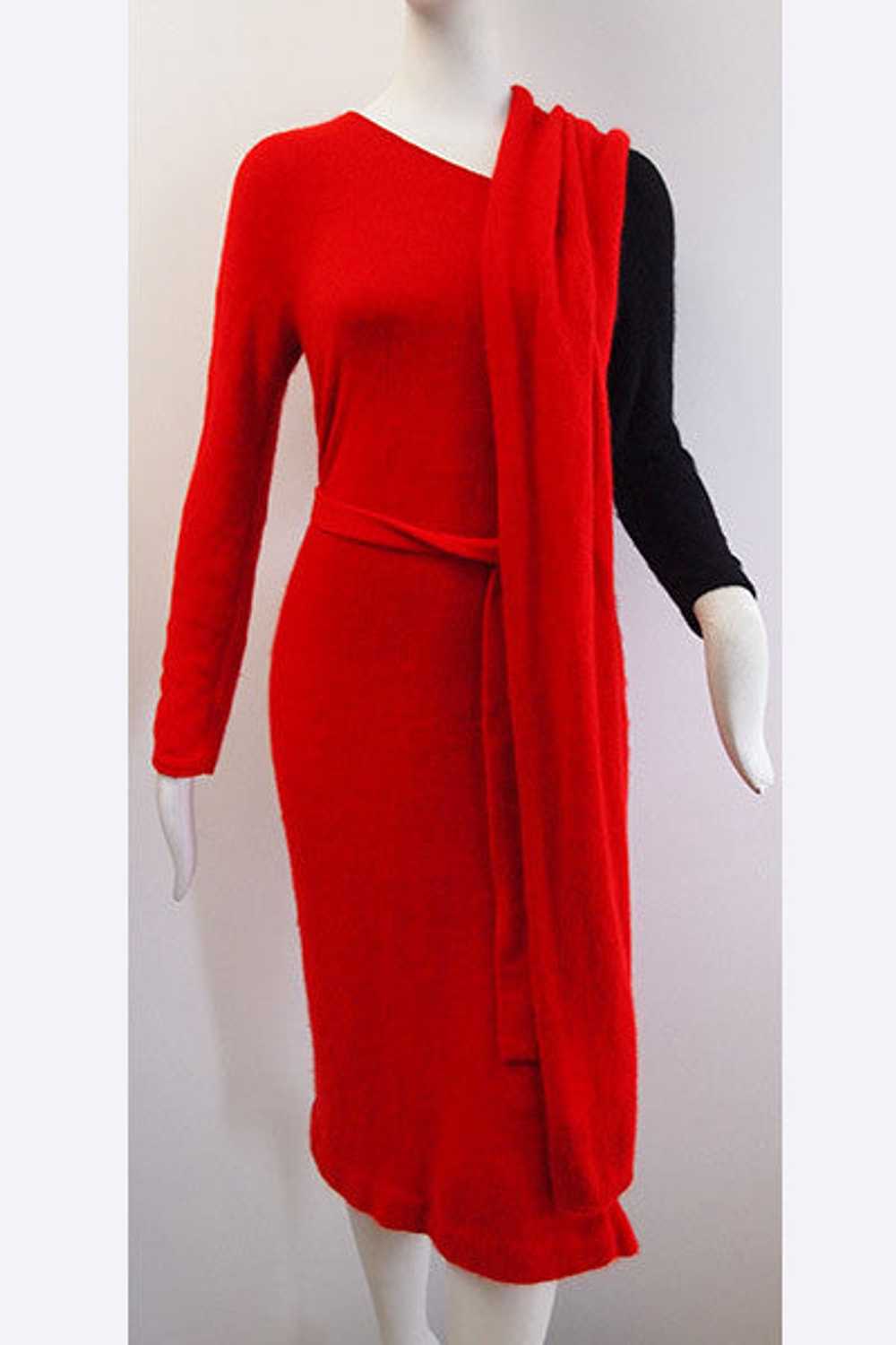 1970s Roberta di Camerino Cashmere Dress - image 4