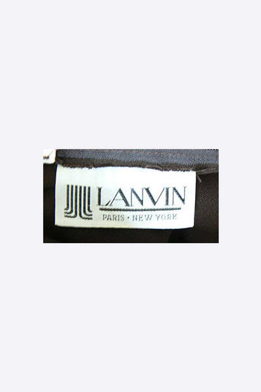 1970s Lanvin Logo Dress - image 4