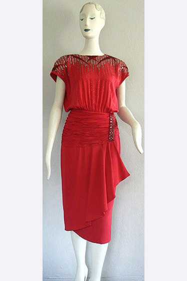 1970s Liliane Romi Paris "Etoile" Dress