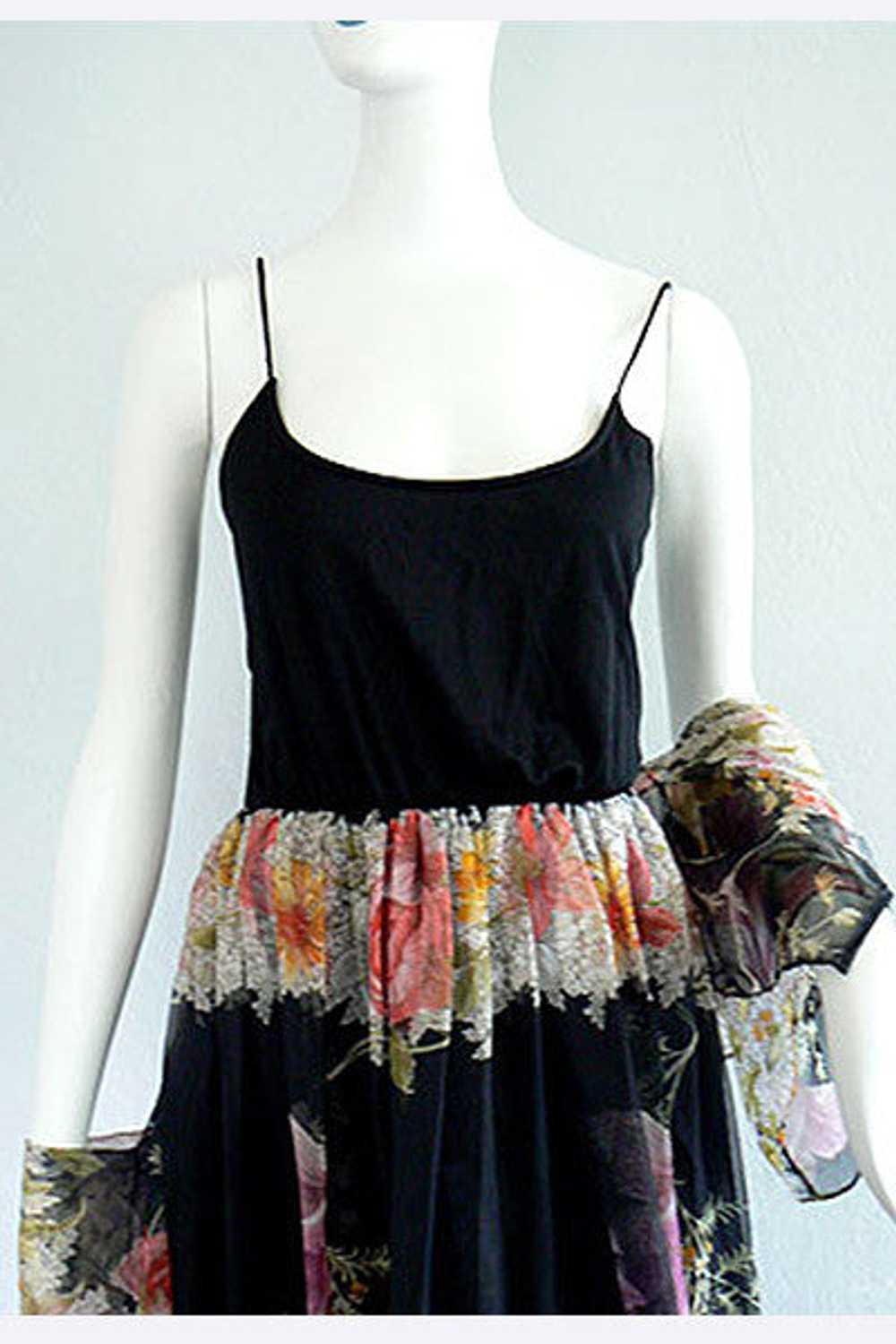 1970s Donald Brooks Boho Chiffon Ensemble - image 4