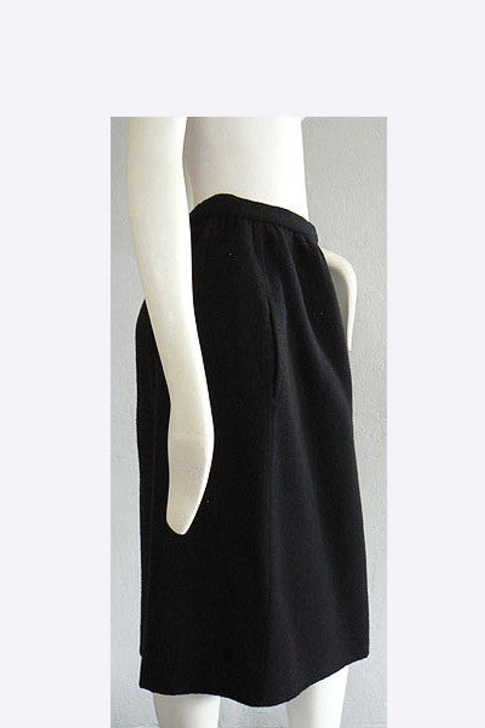 1970s Halston Wool Skirt - image 3