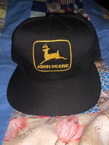Vintage Vintage John Deere SnapBack hat black 90s 