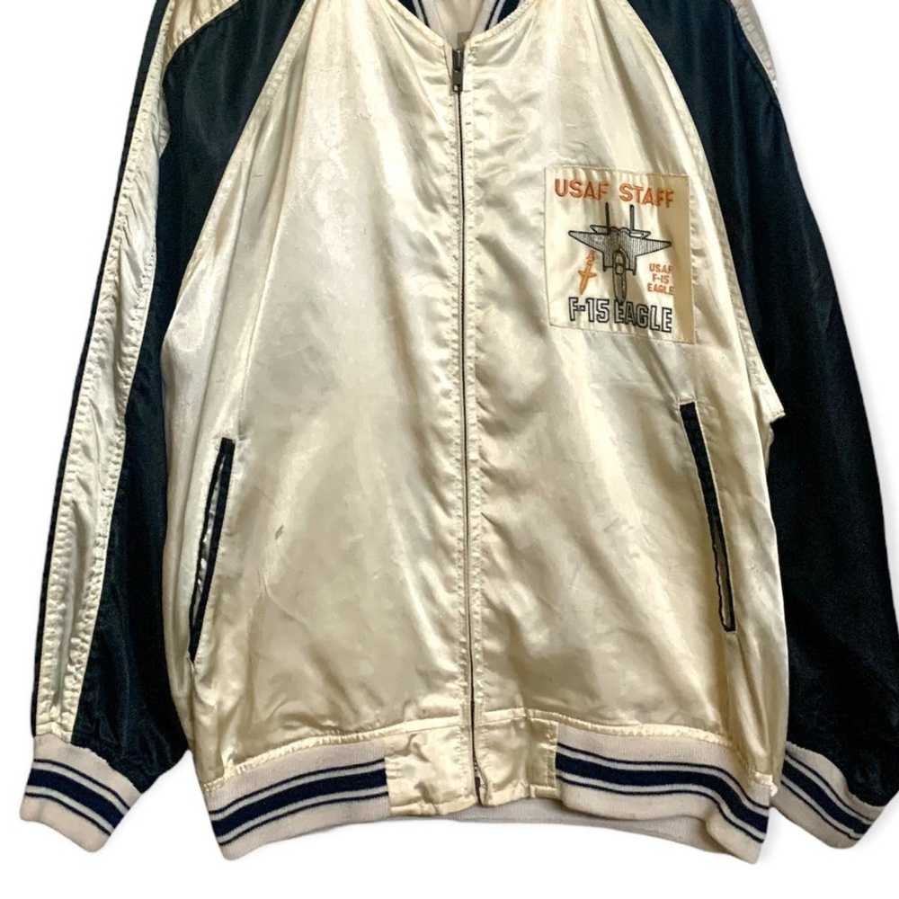 Military × Sukajan Souvenir Jacket × Vintage Vtg … - image 4