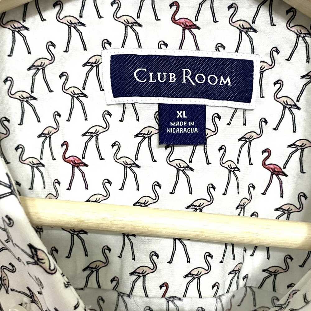 Club Room Club Room pink flamingo button up shirt… - image 7