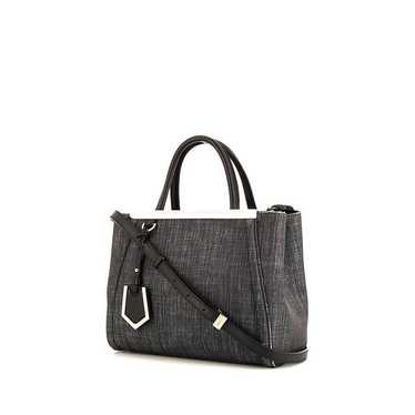 Fendi 2 Jours shoulder bag in grey denim canvas a… - image 1