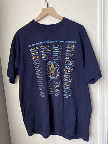Made In Usa × Vintage vintage 90s navy blue presid