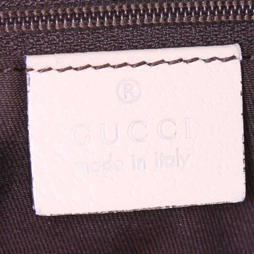 Gucci Abbey handbag in beige monogram canvas and … - image 4