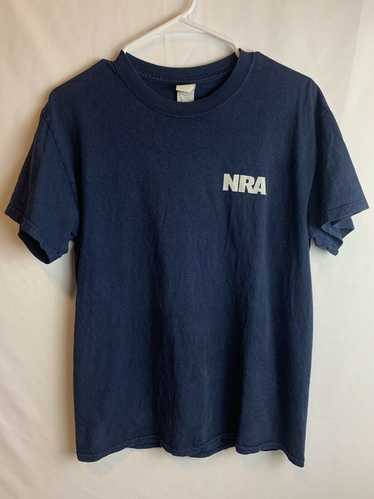 Gildan Used NRA Keep Calm Carry Guns Mens Size M T