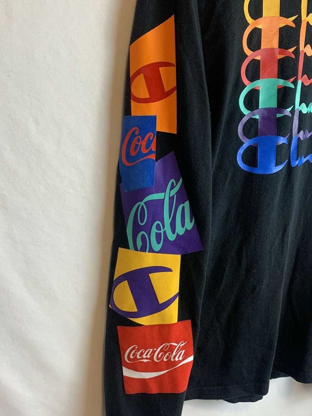 Champion Champion Blue Bar X Coca Cola Long Sleev… - image 6