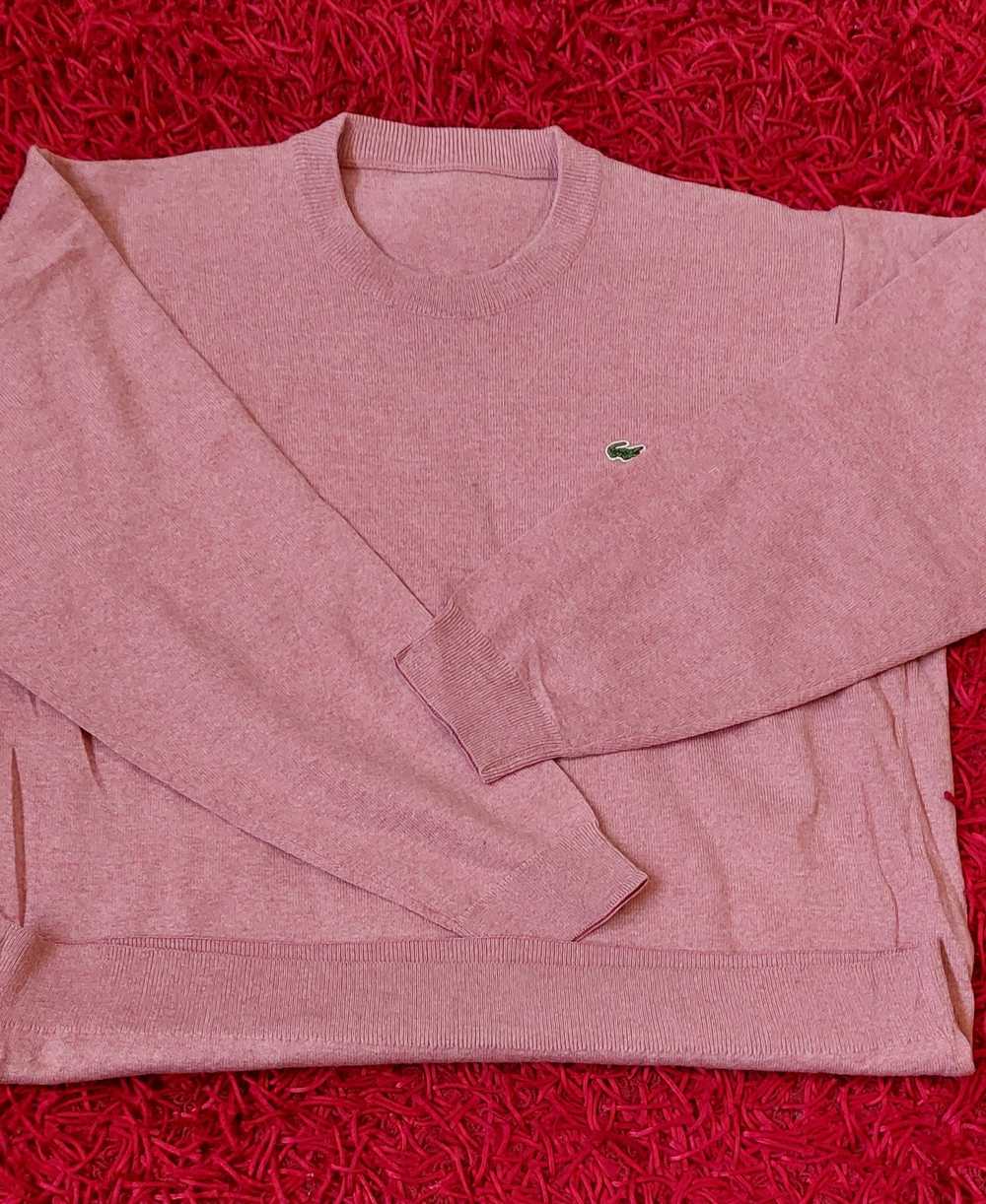 Lacoste × Streetwear LACOSTE Pink Sweater Simple … - image 3