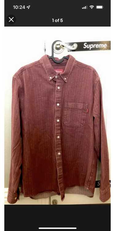 Buy Supreme Denim Painter Shirt 'Red' - SS23S19 RED