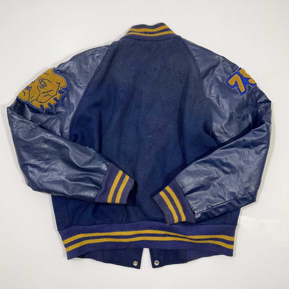 Rare × Varsity Jacket × Vintage Vintage 70's "M" … - image 4